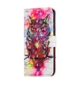 Knižkové púzdro DESIGN WALLET pre XIAOMI REDMI NOTE 7 (NOTE 7 PRO) - sova