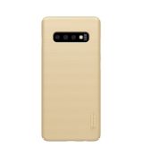 Púzdro NILLKIN FROSTED SHIELD pre SAMSUNG GALAXY S10 (G973F) - zlaté