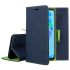 Púzdro knižkové diárové FANCY pre HUAWEI P20 LITE (2019) - modro žlté