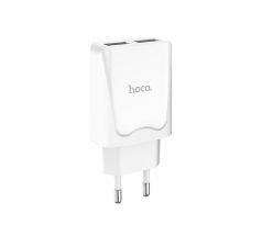 Sieťová nabíjačka Hoco C52A Authority Power 2xUSB 2.1A -biela