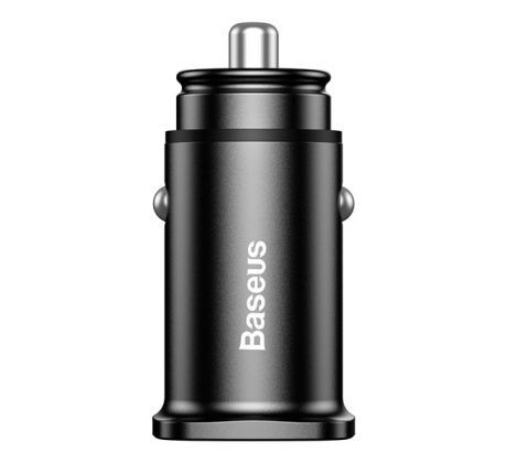 Nabíjačka do auta BASEUS SQUARE A + A 30 W Dual QC 3.0 Quick (CCALL-DS01) - čierna