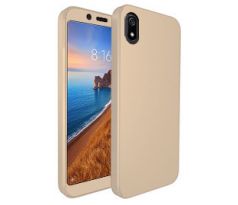 Púzdro 360 FULL BODY + TVRDENÉ SKLO pre XIAOMI REDMI 7A - zlaté