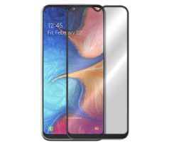 Tvrdené sklo 5D FULL COVER (full glue) 9H PRO (TG) pre SAMSUNG GALAXY A20e (A202F) - čierne