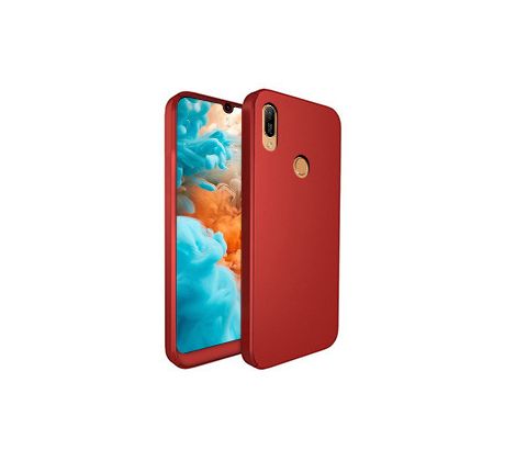 Púzdro 360 FULL BODY + TVRDENÉ SKLO pre XIAOMI REDMI 7A - červené