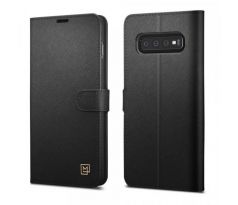 Puzdro SPIGEN La Manon WALLET SAFFIANO™ pre SAMSUNG GALAXY S10 (G973F) - čierne