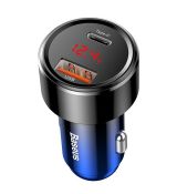 Nabíjačka do auta Magic PPS 1xUSB QC 3.0 + USB  C PD QC 4.0 (CCMLC20C-03) - čierno-modrá