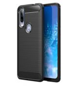 Púzdro CARBON CASE pre MOTOROLA ONE ACTION - čierne