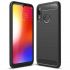 Púzdro CARBON CASE pre MOTOROLA MOTO E6 PLUS - čierne