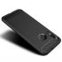 Púzdro CARBON CASE pre MOTOROLA MOTO E6 PLUS - čierne