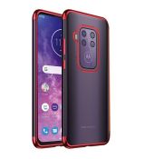 Púzdro ELEGANCE TPU CASE pre MOTOROLA ONE ZOOM - červené