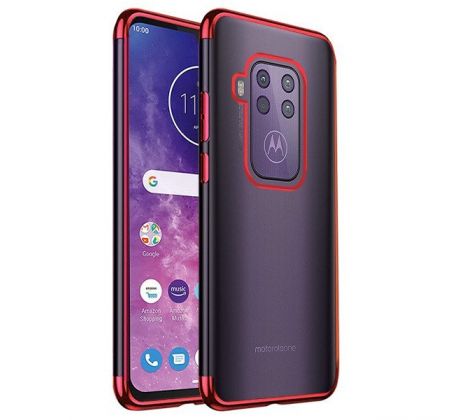 Púzdro ELEGANCE TPU CASE pre MOTOROLA ONE ZOOM - červené