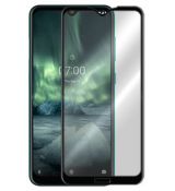 Tvrdené sklo 5D FULL COVER (full glue) 9H PRO (TG) pre NOKIA 7.2  - čierne