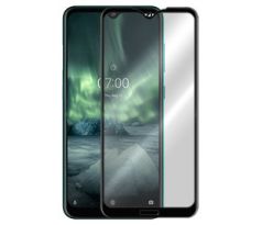 Tvrdené sklo 5D FULL COVER (full glue) 9H PRO (TG) pre NOKIA 7.2 - čierne