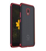 Púzdro ELEGANCE TPU CASE pre ALCATEL 1C (2019) - červené