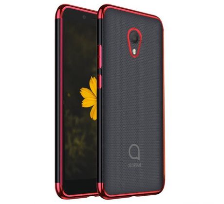 Púzdro ELEGANCE TPU CASE pre ALCATEL 1C (2019) - červené