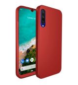 Púzdro 360 FULL BODY + TVRDENÉ SKLO pre XIAOMI Mi A3 - červené