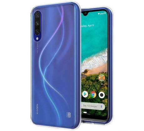 Púzdro SILIKÓNOVÉ ULTRA SLIM 0,3mm pre XIAOMI Mi A3 - transparentné