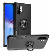 Púzdro ELEGANCE RING CASE pre SAMSUNG GALAXY NOTE 10 PLUS (N975F) - čierne