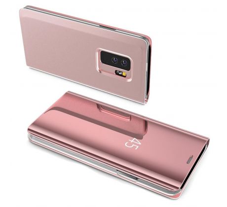 Knižkové púzdro CLEAR VIEW COVER pre SAMSUNG GALAXY S10 (G973F) -  ružové