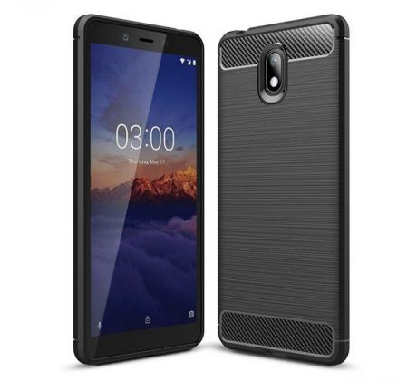 Púzdro CARBON CASE pre LG K30 - čierne