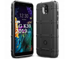 Púzdro (Zadný kryt) RUGGED SHIELD pre LG K30 - čierny