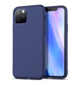 Púzdro TWILL TEXTURE pre APPLE IPHONE 11 PRO MAX (6,5") - modré