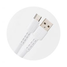 Kábel REMAX USB ARMOR RC-116a TYP C - biely