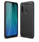 Púzdro CARBON CASE pre XIAOMI REDMI NOTE 8 - čierne