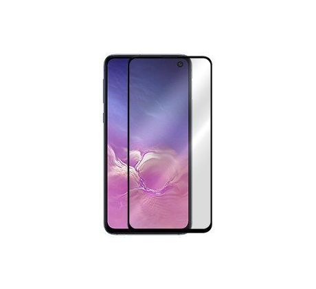 Tvrdené sklo 5D FULL COVER (full glue) 9H PRO (TG) pre SAMSUNG GALAXY S10e (G970F) - čierne