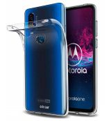 Púzdro SILIKÓNOVÉ ULTRA SLIM 0,3mm pre MOTOROLA ONE ACTION - transparentné