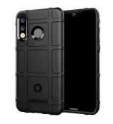 Púzdro (Zadný kryt) RUGGED SHIELD pre HUAWEI P20 LITE - čierne