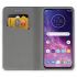 Púzdro knižkové SMART BOOK CASE pre MOTOROLA ONE ZOOM - modré