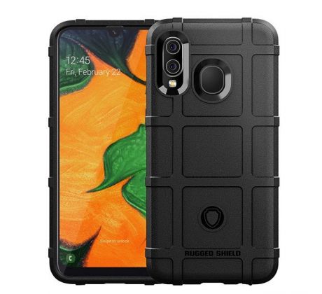 Púzdro (Zadný kryt) RUGGED SHIELD pre SAMSUNG GALAXY A40 (A405F) - čierne