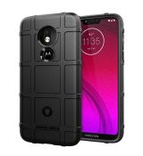 Púzdro (Zadný kryt) RUGGED SHIELD pre MOTOROLA MOTO G7 POWER - čierne