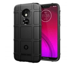 Púzdro (Zadný kryt) RUGGED SHIELD pre MOTOROLA MOTO G7 POWER - čierne