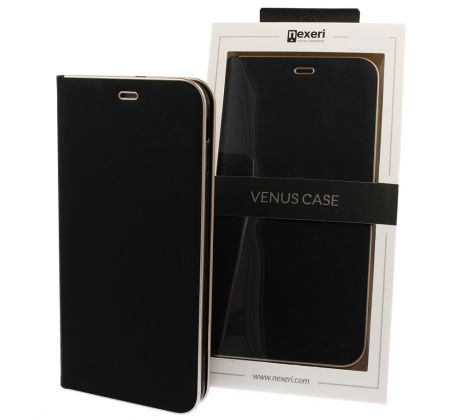 Púzdro knižkové NEXERI VENUS CASE pre XIAOMI REDMI NOTE 7 (NOTE 7 PRO) - čierne