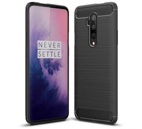 Púzdro CARBON CASE pre OnePlus 7T PRO - čierne