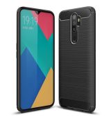 Púzdro CARBON CASE pre OPPO A5/A9 (2020) - čierne