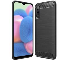 Púzdro CARBON CASE pre SAMSUNG GALAXY A30s (A307F) - čierne