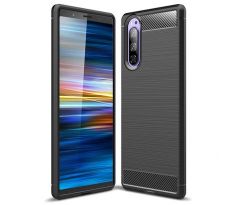 Púzdro CARBON CASE pre SONY XPERIA 5 - čierne