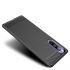 Púzdro CARBON CASE pre SONY XPERIA 5 - čierne