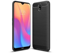 Púzdro CARBON CASE pre XIAOMI REDMI 8A - čierne