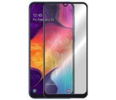 Tvrdené sklo 5D FULL COVER (full glue) 9H PRO (TG) pre SAMSUNG GALAXY A30s (A307F) - čierne