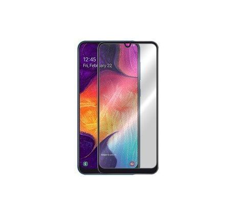 Tvrdené sklo 5D FULL COVER (full glue) 9H PRO (TG) pre SAMSUNG GALAXY A30s (A307F) - čierne