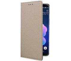 Púzdro knižkové SMART BOOK CASE pre HTC U12+ - zlaté