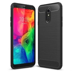Púzdro CARBON LUX pre LG Q7 - čierne