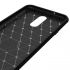 Púzdro CARBON LUX pre LG Q7 - čierne