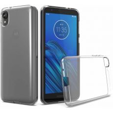 Púzdro SILIKÓNOVÉ BACK GEL MATT pre MOTOROLA MOTO E6 - transparentné