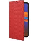 Púzdro knižkové SMART BOOK CASE pre MOTOROLA MOTO E6 PLUS - červené