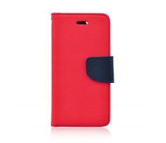 Púzdro knižkové diárové FANCY pre LG Q60 (LG K50) - červeno modré